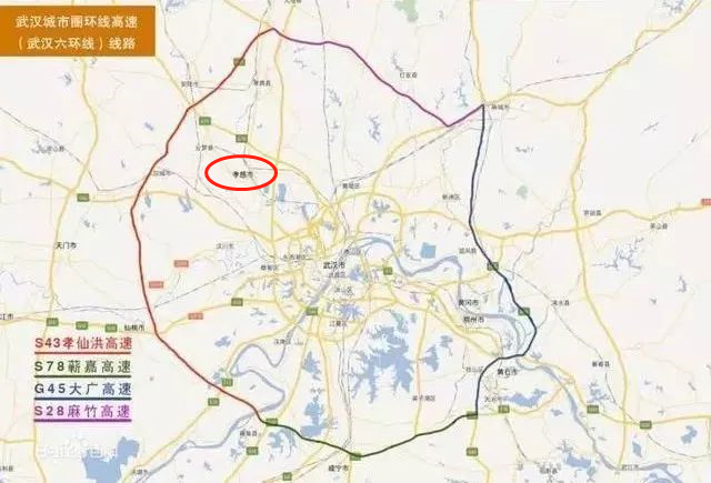 武漢 六環(huán) 孝感