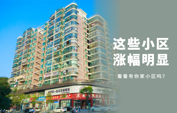 某小區(qū)漲幅突出 成為該區(qū)域內(nèi)的一匹“黑馬”！