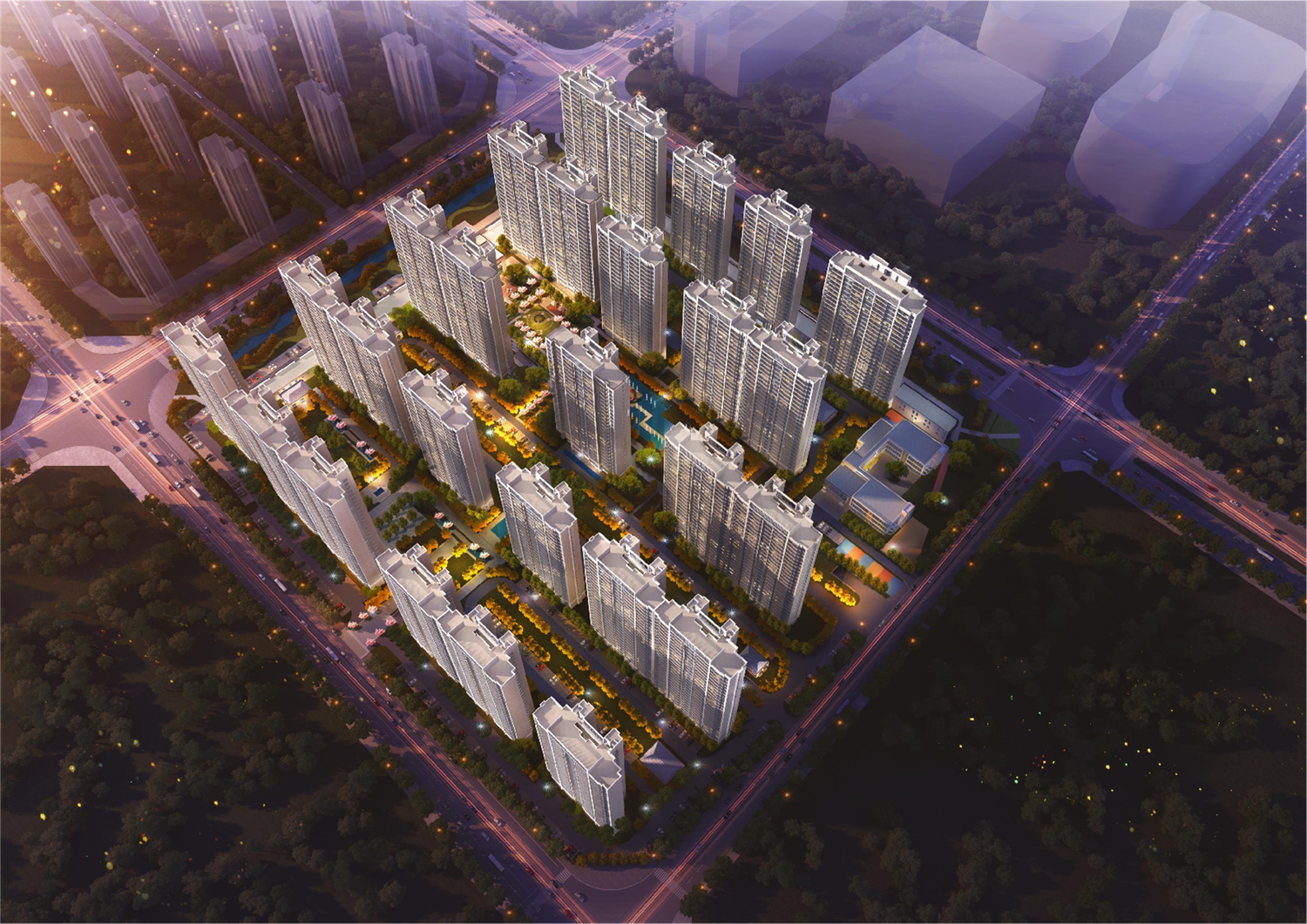 鴻基金色年華效果圖