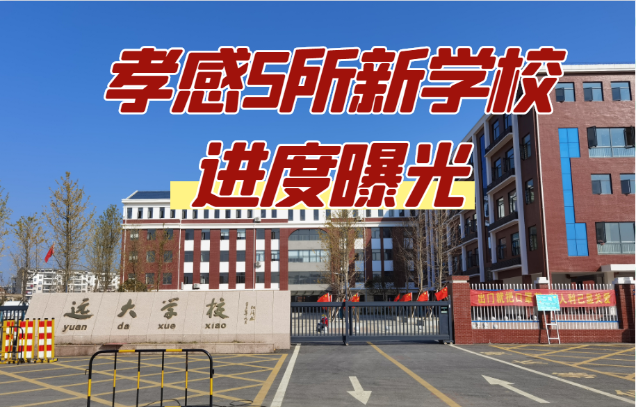 孝感5所學校進度曝光！涉及4所九年制學校！