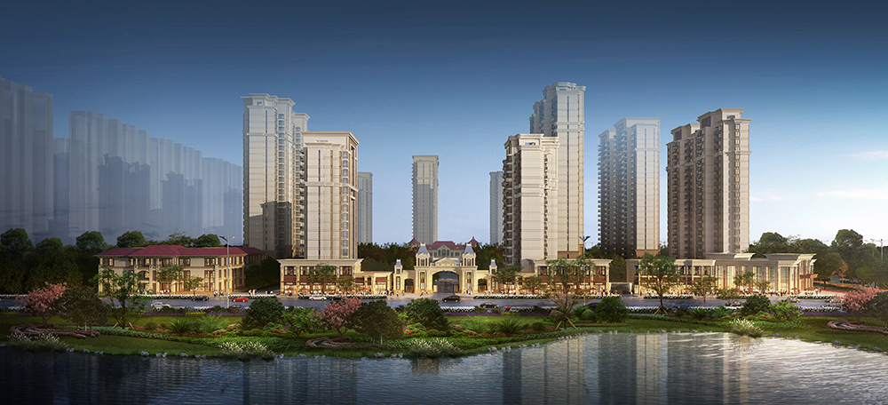 東城河畔效果圖