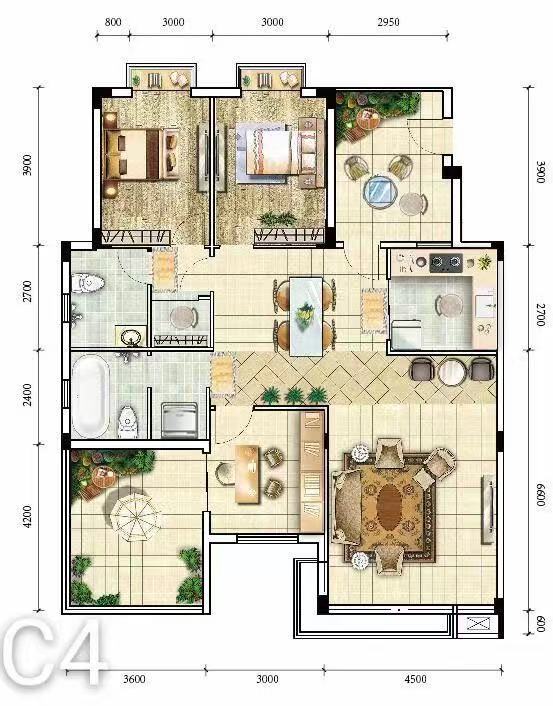 海川·梧桐郡--洋房 4#樓建面約134.94㎡