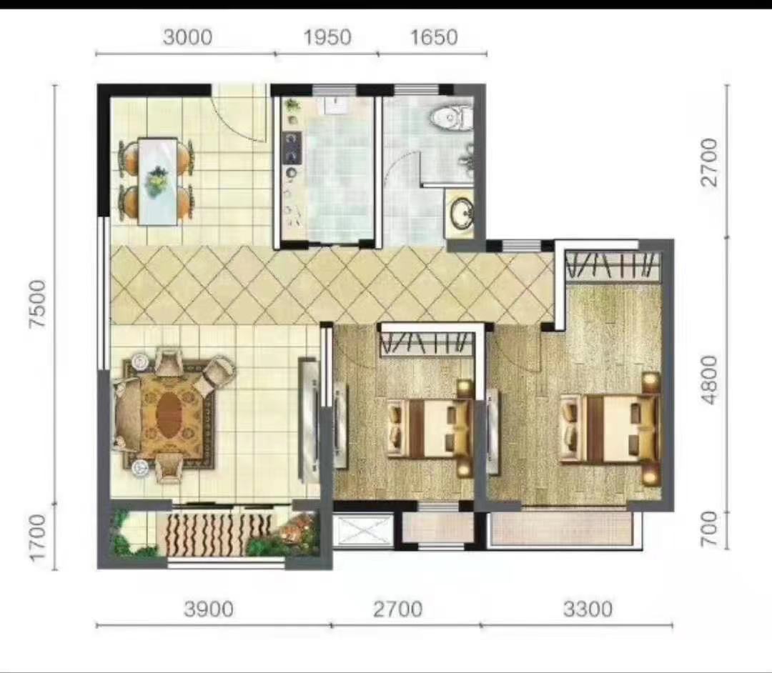海川·梧桐郡--建面約86.87㎡戶型