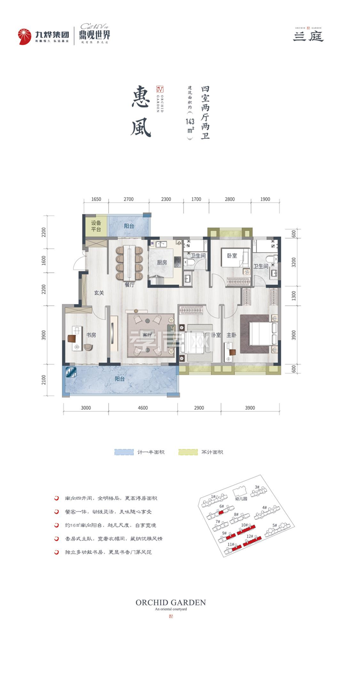 鼎觀世界四期戶型