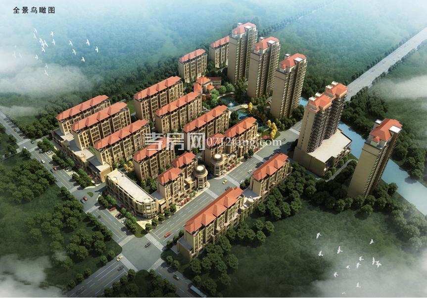 千湖鹤都鸟瞰图