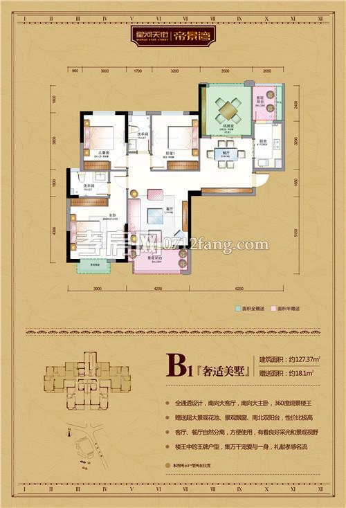 星河天街·帝景灣B1戶型圖