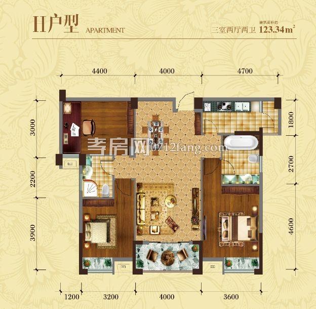 中建·國際花園二期（尚都）--二期H戶型