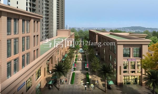 商業(yè)步行街效果圖