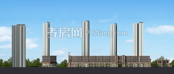 新華路沿街立面圖