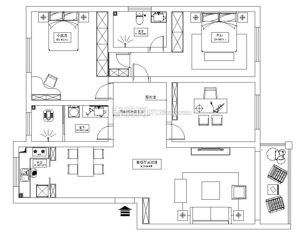 錦繡后湖雅苑三室兩廳