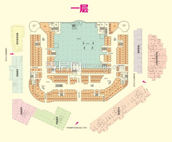 星河天街一層平面圖戶型圖