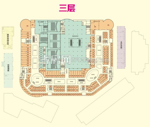 星河天街三層平面圖戶型圖