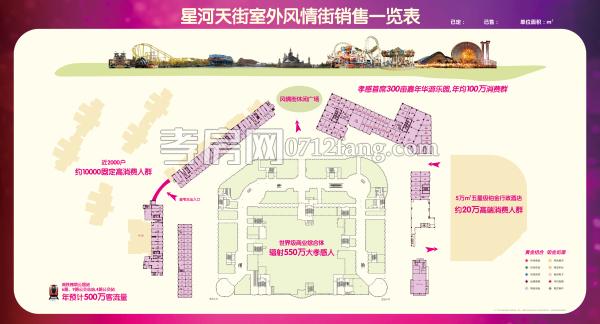 星河天街風情商業(yè)街戶型圖