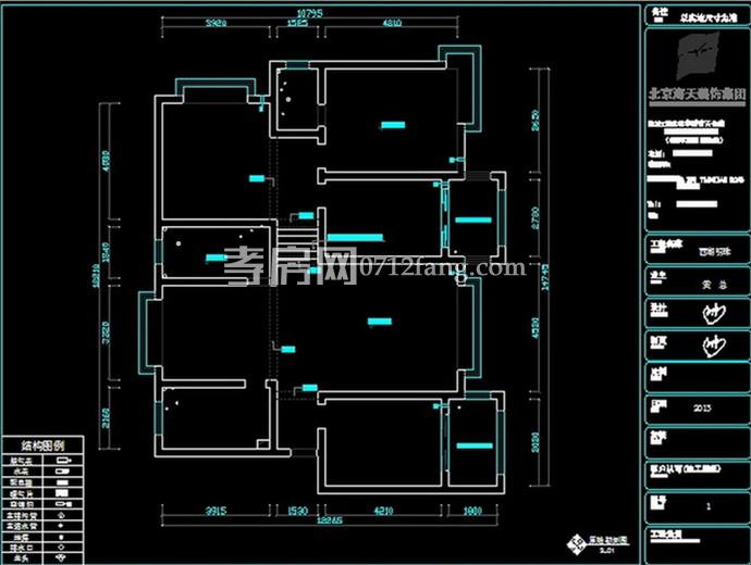 西湖明珠四室兩廳戶型圖