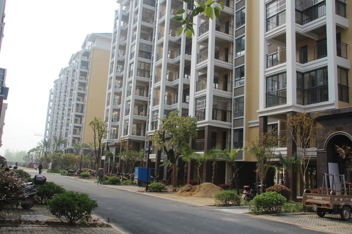 巴黎印象·西區(qū)綠化實(shí)景圖