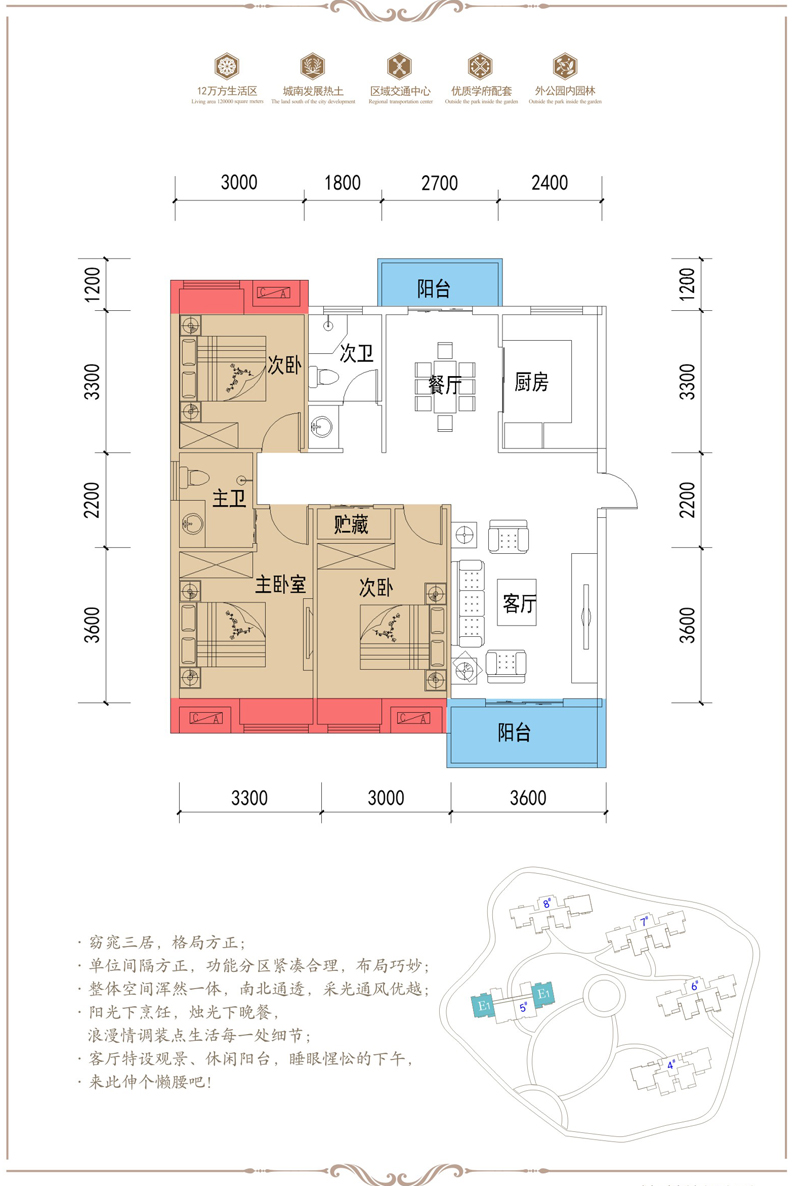 翰林學府E1戶型戶型圖