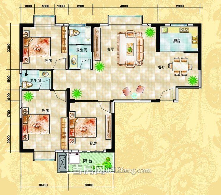 錦繡同升--戶型B