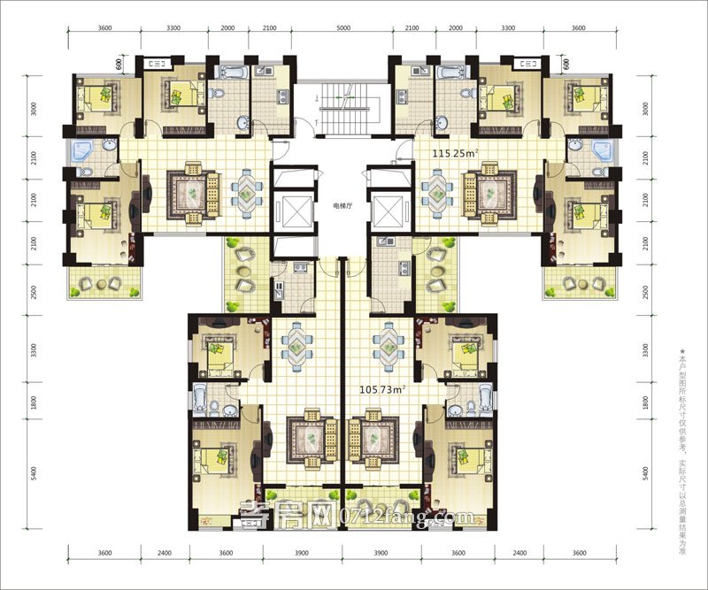 鴻博學(xué)府戶型圖