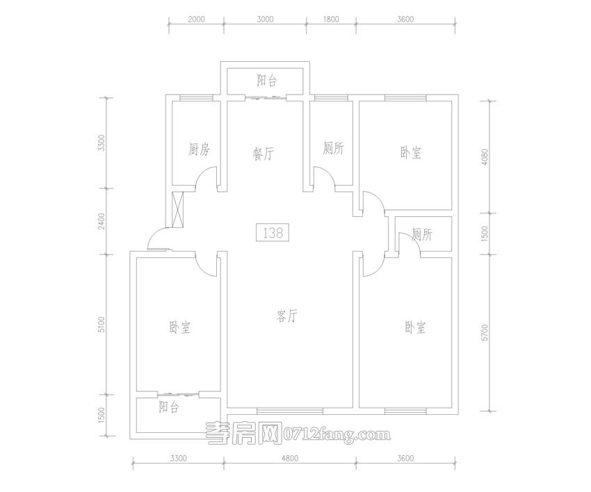 華隆家園 戶型圖