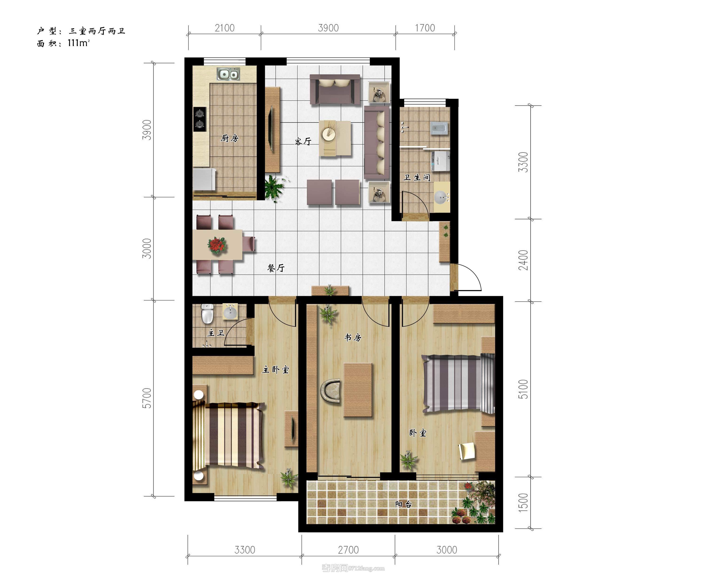 華隆家園 戶型圖