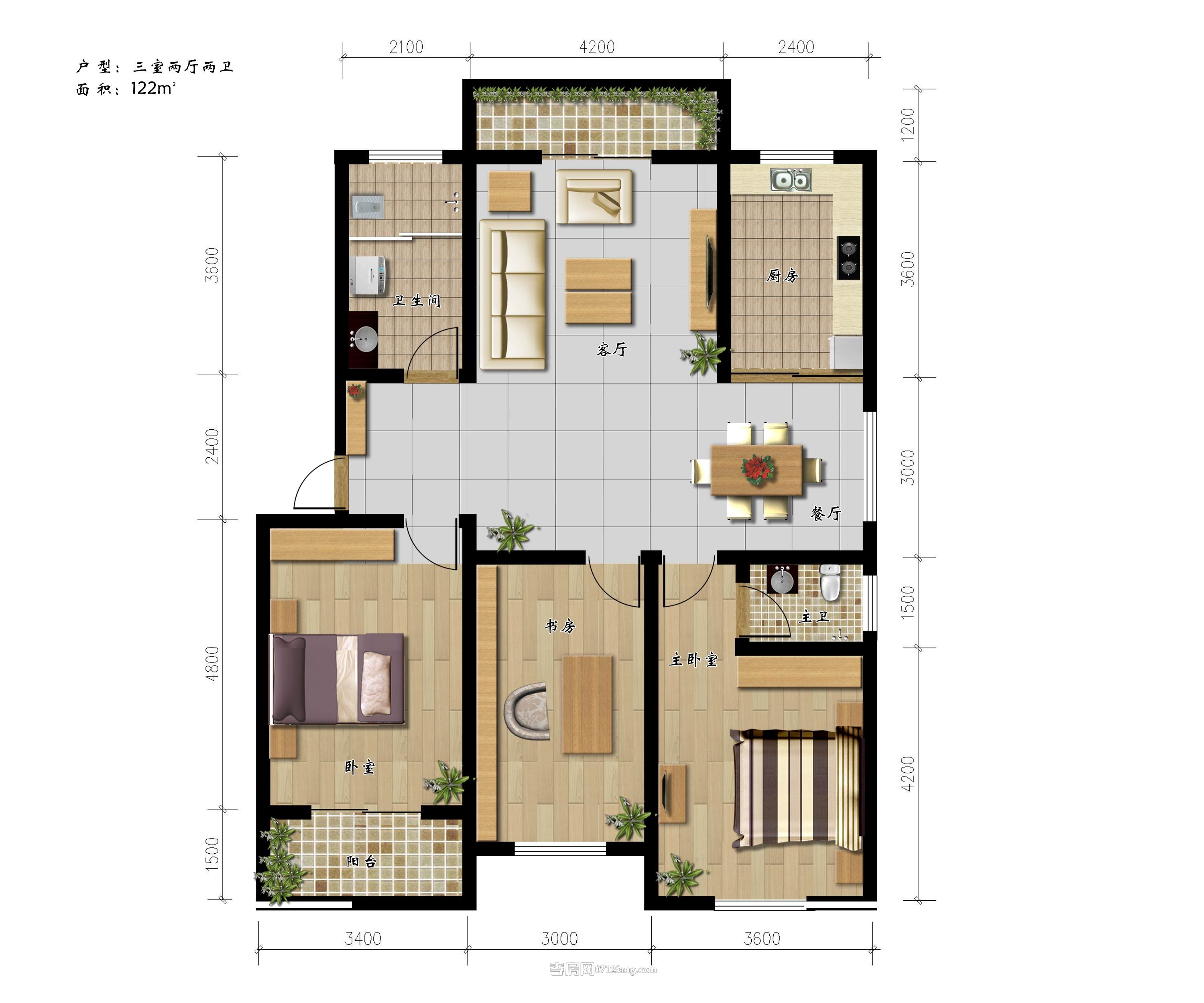 華隆家園  戶型圖