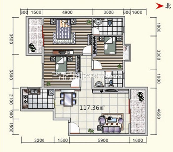 清華園·清華廣場戶型戶型圖
