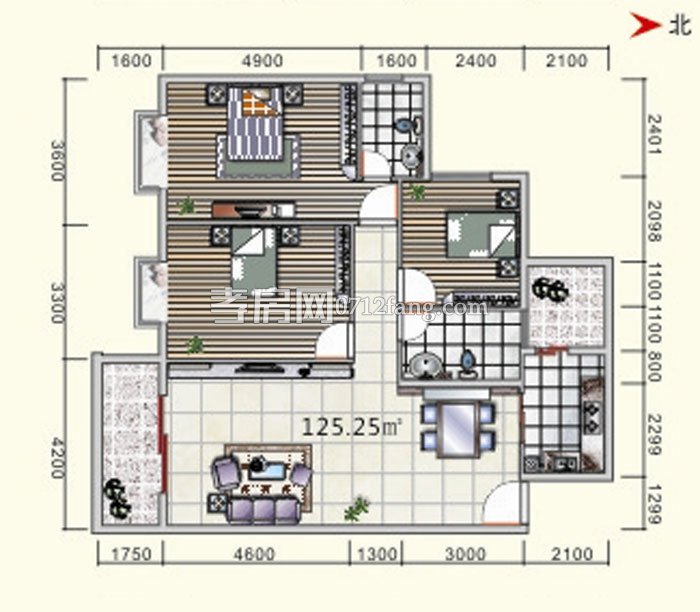 清華園·清華廣場戶型戶型圖