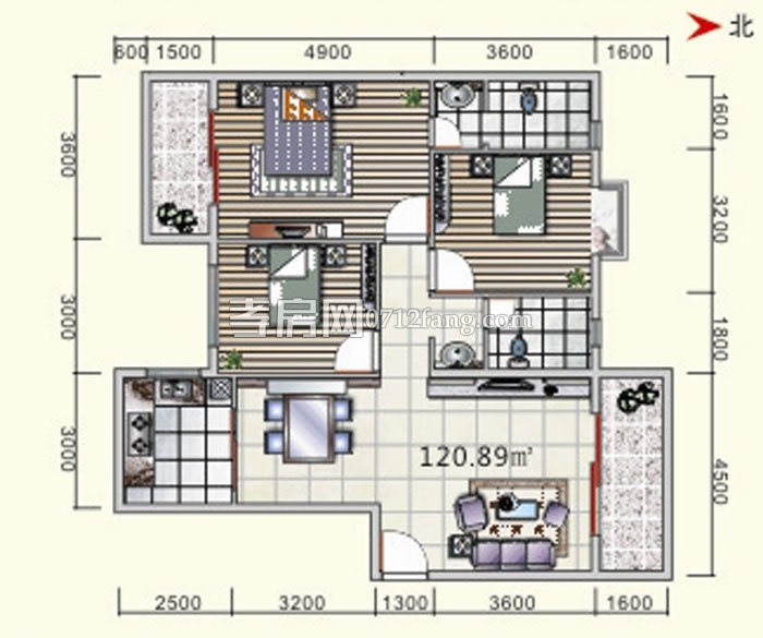 清華園·清華廣場戶型戶型圖