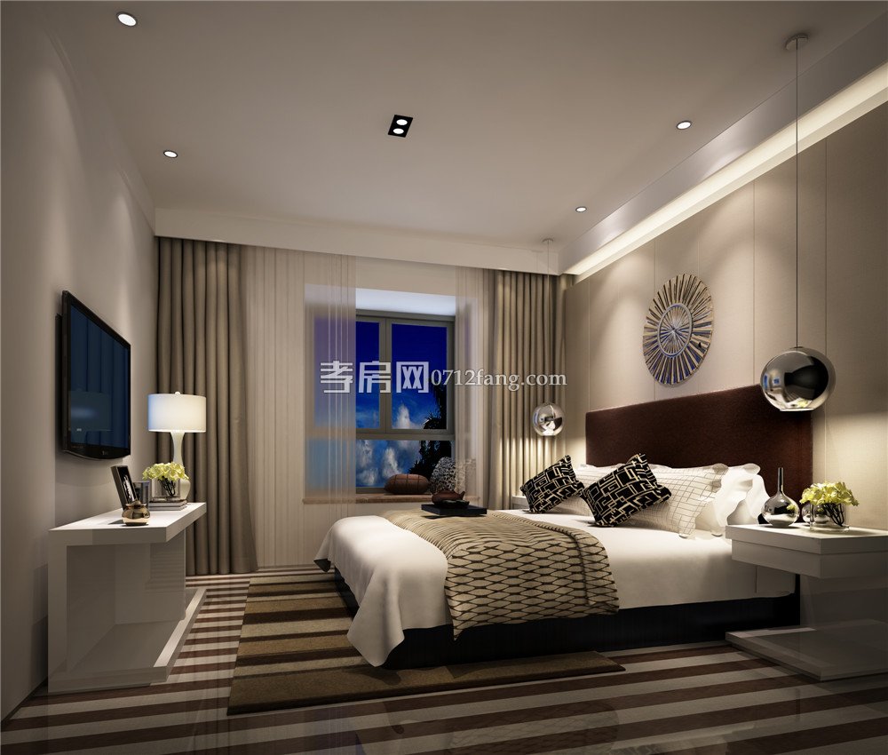 A戶型樣板房主臥效果圖