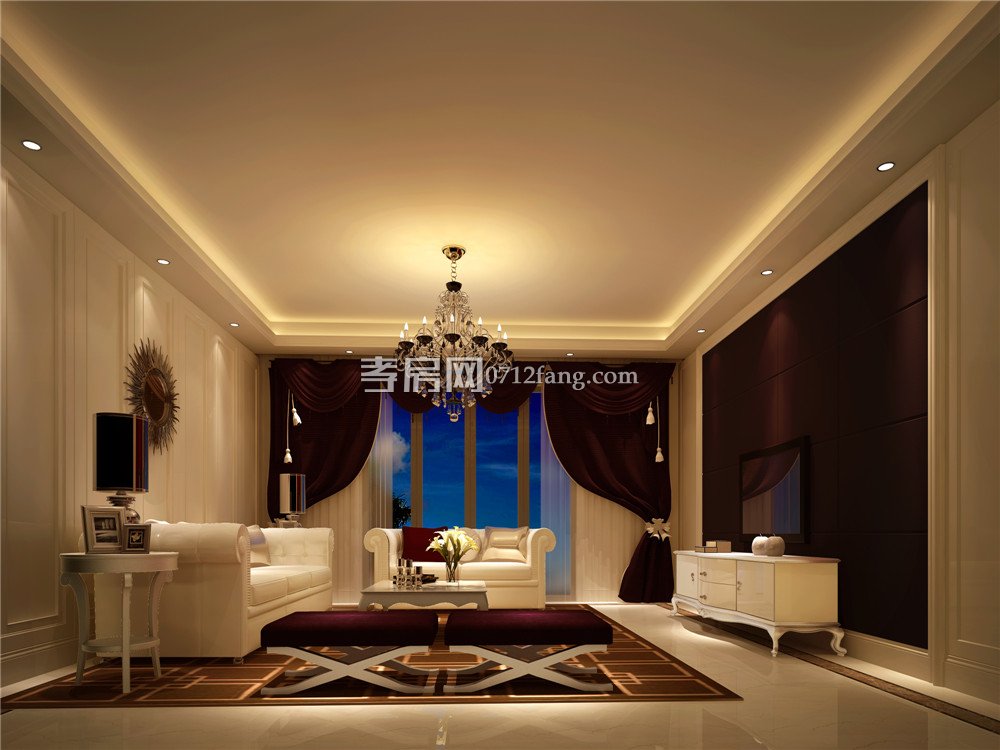 B戶型板房客廳效果圖