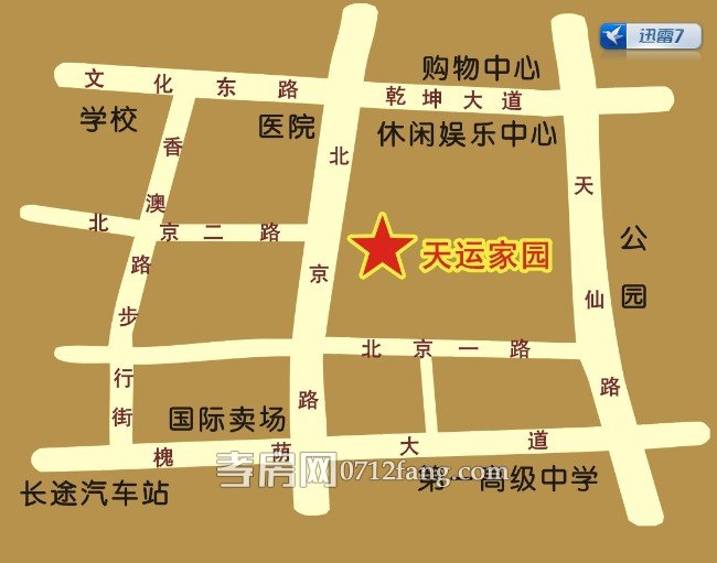 天運家園區(qū)位圖