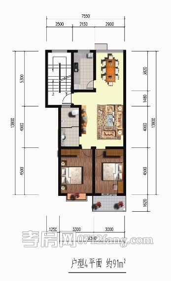 天運家園戶型3戶型圖