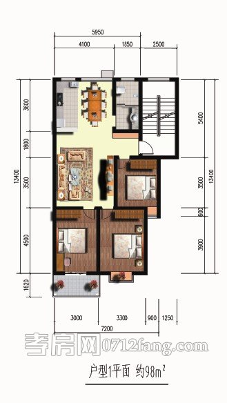 天運家園戶型1戶型圖