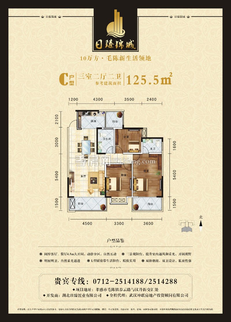 日臻錦城C戶型戶型圖