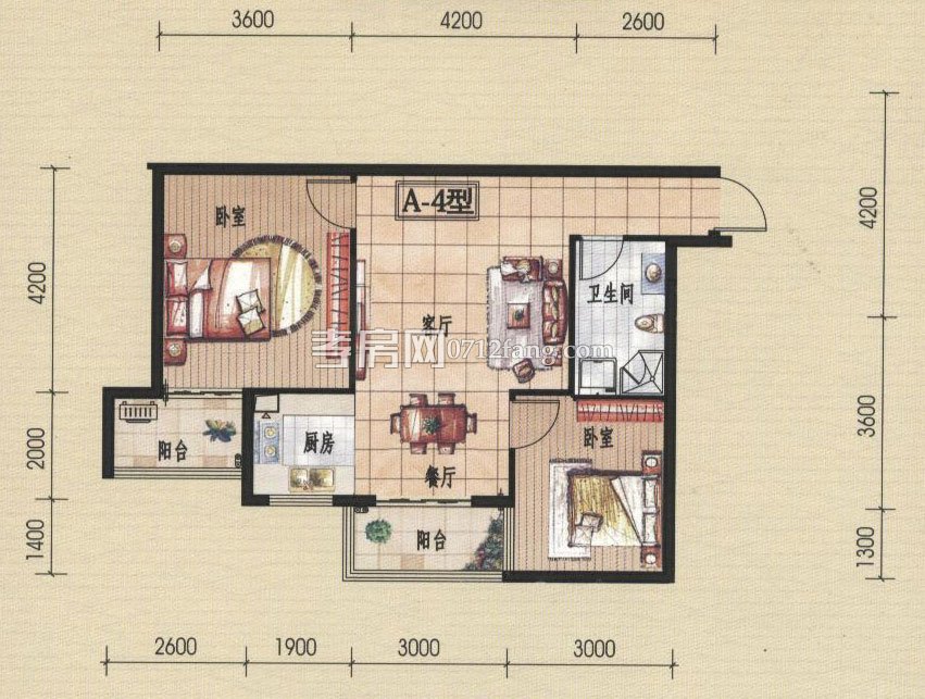 柳岸春城--A-4戶型