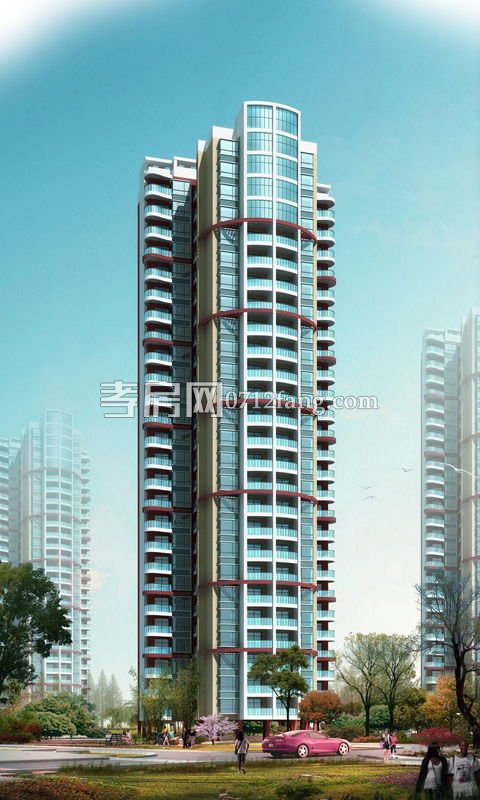 高层单体效果图