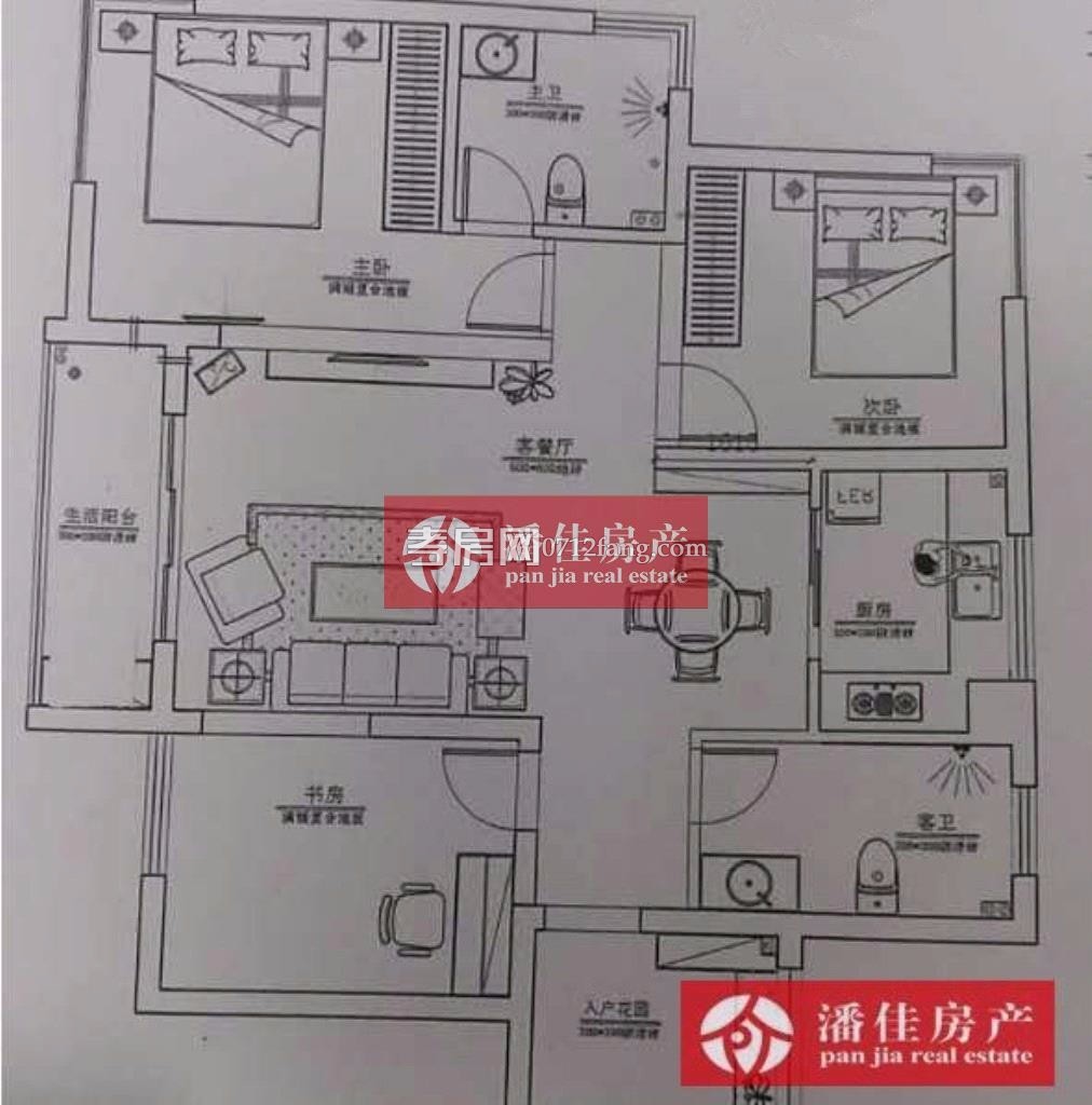 【潘佳房產(chǎn)推薦】中建國(guó)際花園一期114㎡ 高層南北通透精裝只要99萬(wàn)