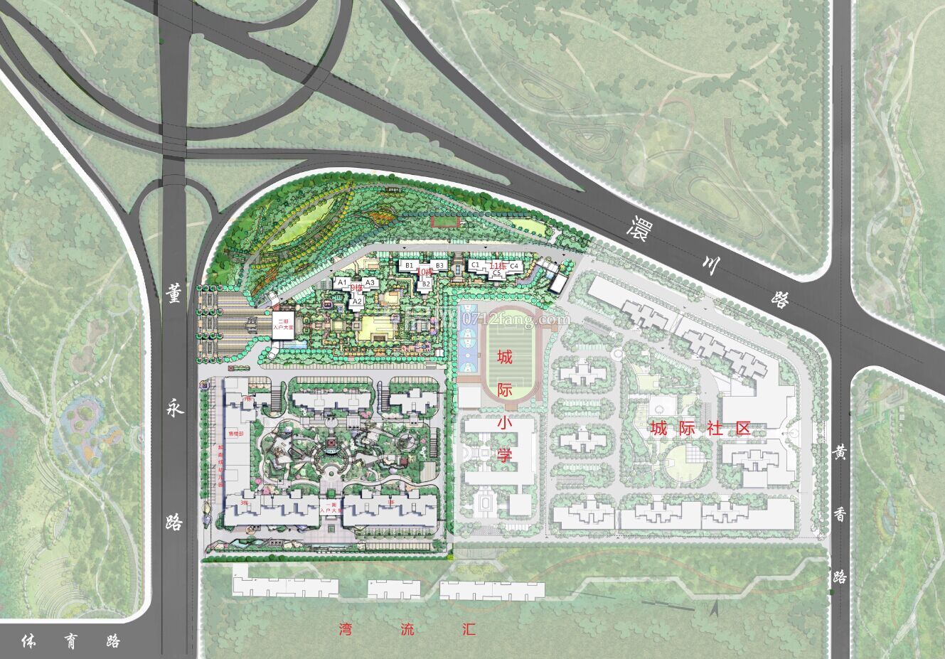 城際?溫哥華區(qū)位圖