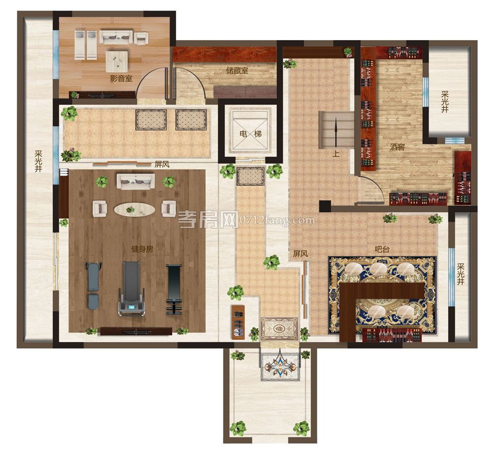 中林御湖源著--311.66F戶型負二層