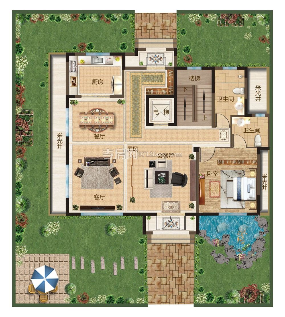 中林御湖源著--311.66F戶型一層