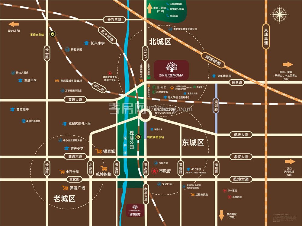 當(dāng)代拾光里MOMΛ區(qū)位圖