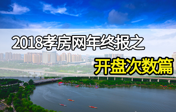 2018年終報(bào)：孝感全年新增房源22453套