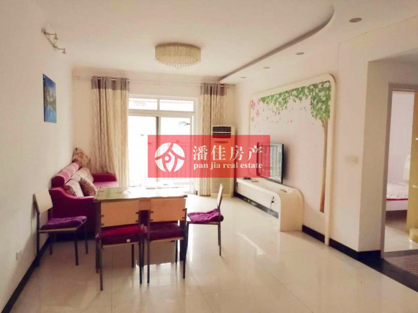 滿五！乾坤陽光 97平 溫馨朝南兩房 拎包入住