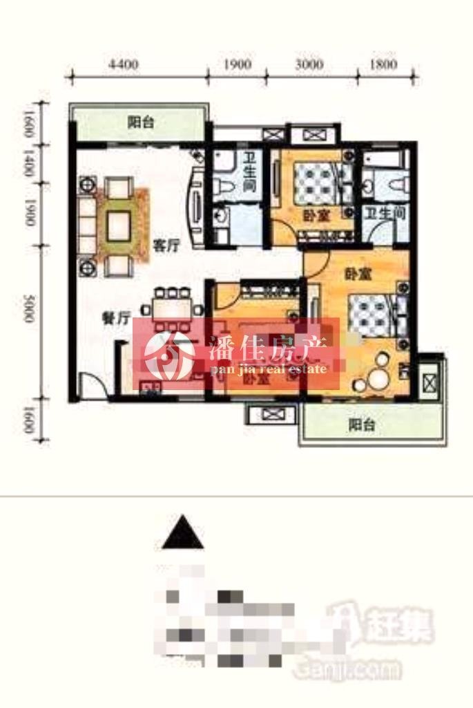 【潘佳房產推薦】【錦繡后湖三期精裝婚房好樓層100平米拎包入68萬】