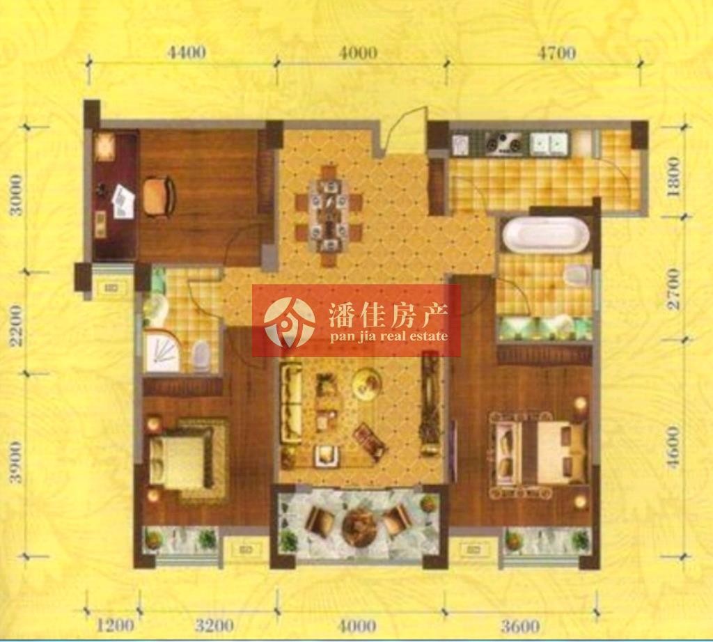 【潘佳房產(chǎn)推薦】便宜急售！中建國(guó)際二期123㎡3室2廳2衛(wèi)毛坯 高層只要100萬(wàn)