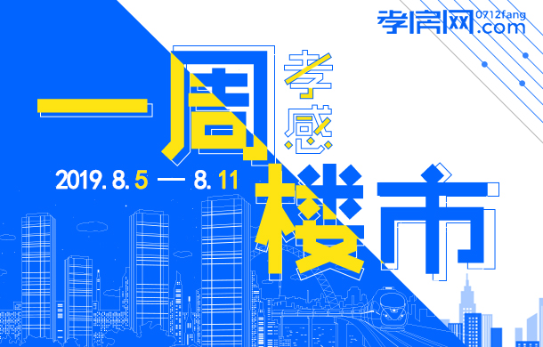 08月05日到08月11日 孝感新房成交236套