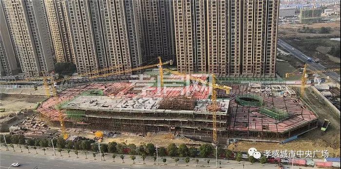 孝感吾悅廣場11月進度