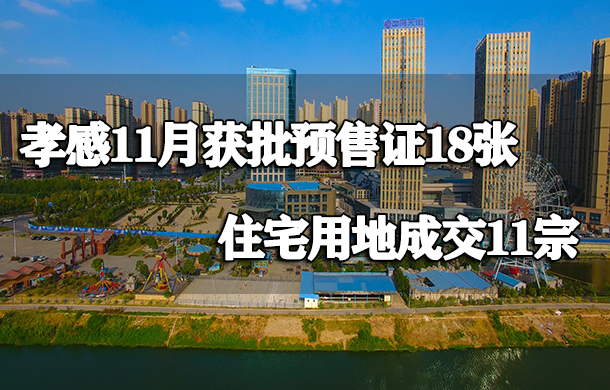 11月獲批預(yù)售證18張 住宅用地成交11宗