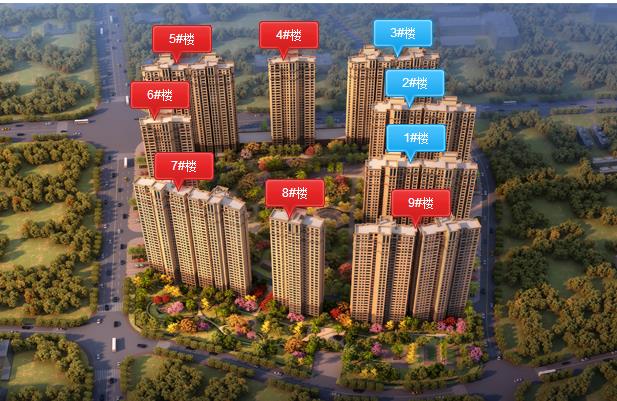 中建國際花園3室2廳2衛(wèi)15樓103.82㎡