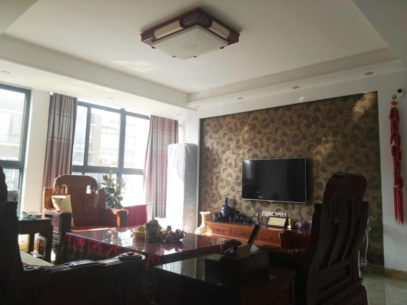 福星城二期精装城东高档小区纯正中国风,全红木家具